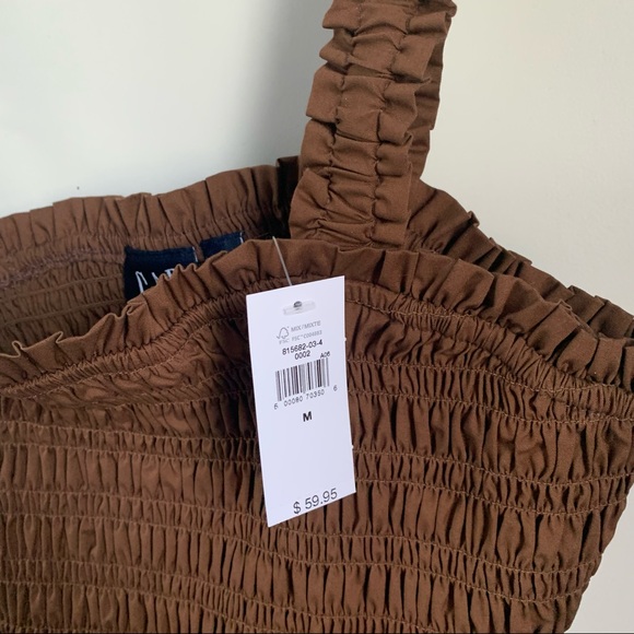 Smocked Peplum Tank Top - Picture 4 of 5